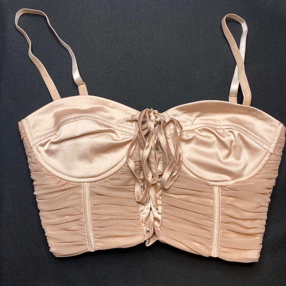 Corset crop top Size Medium